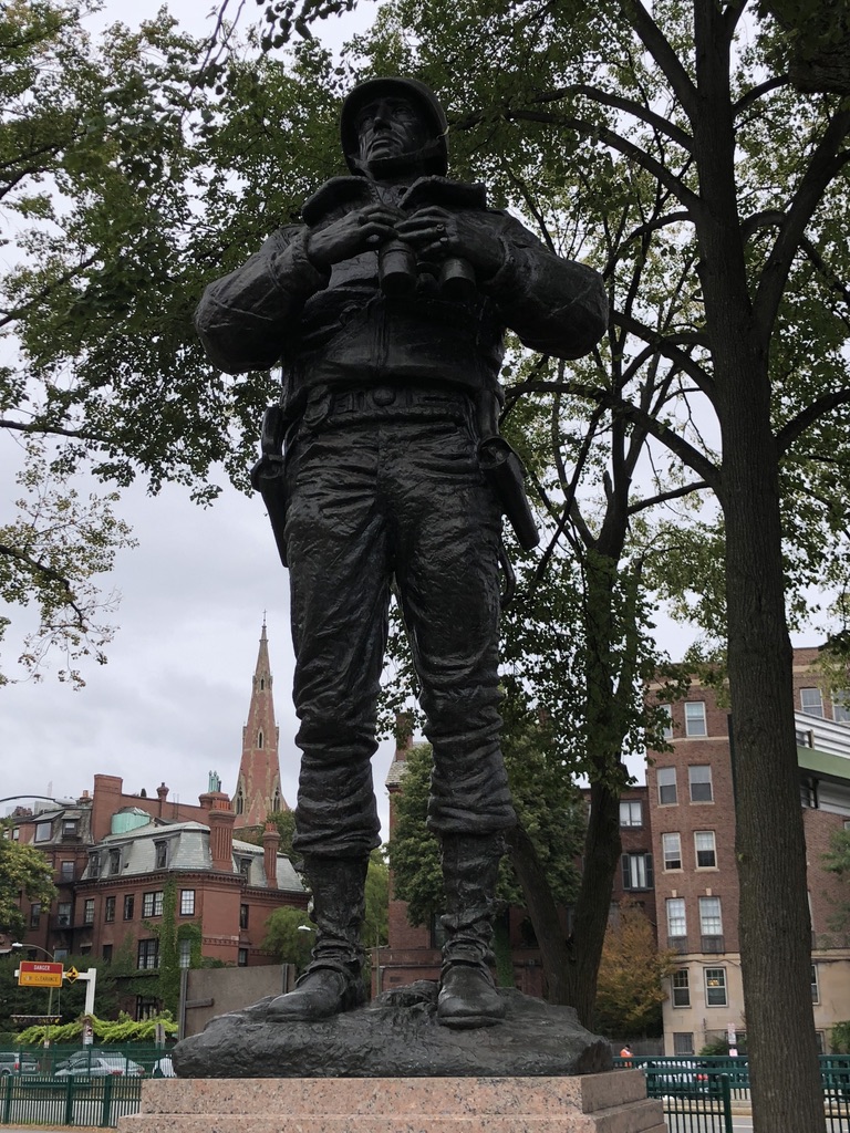 Patton statue at the Hatch Shell