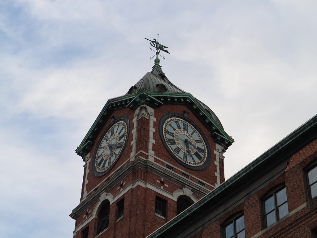 The clocktower of the Ayer Mill