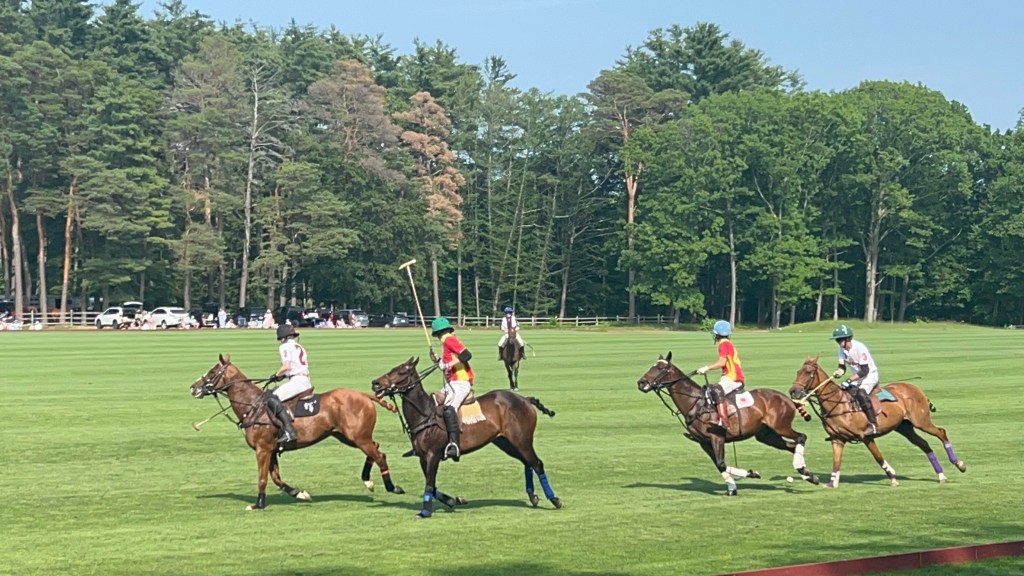 Polo game at Myopia