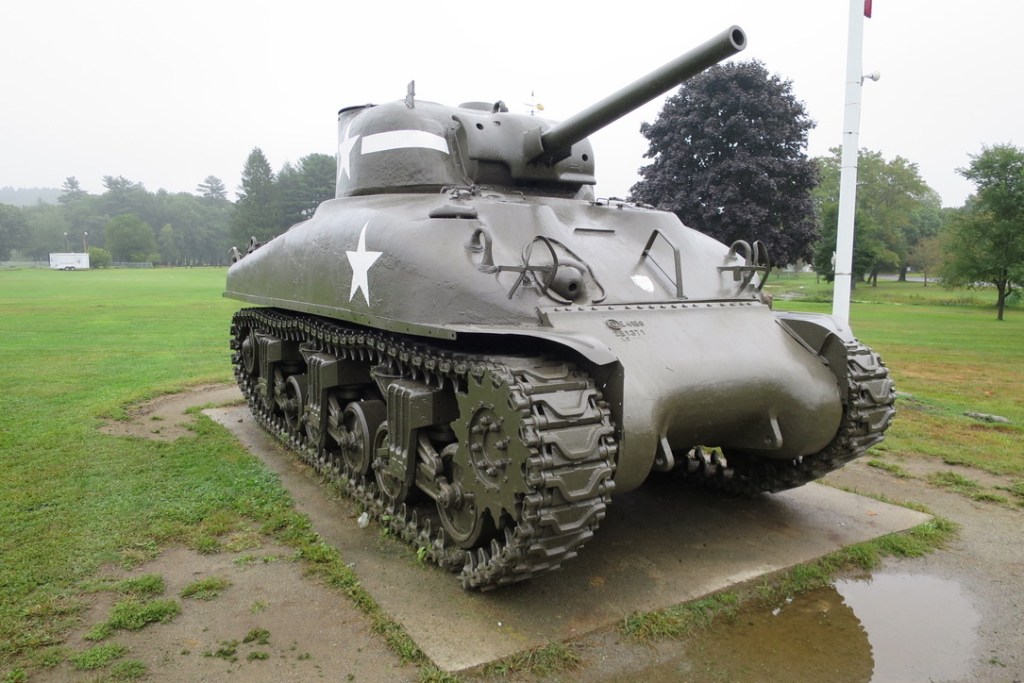 Sherman Tank in Patton Park