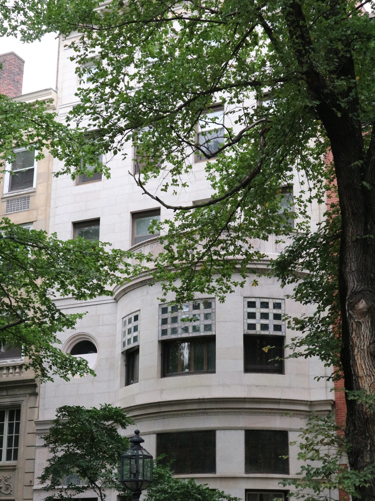 Outside view of the Tiffany Mansion